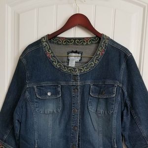 Beautiful embellested Jean Jacket REDUCED!